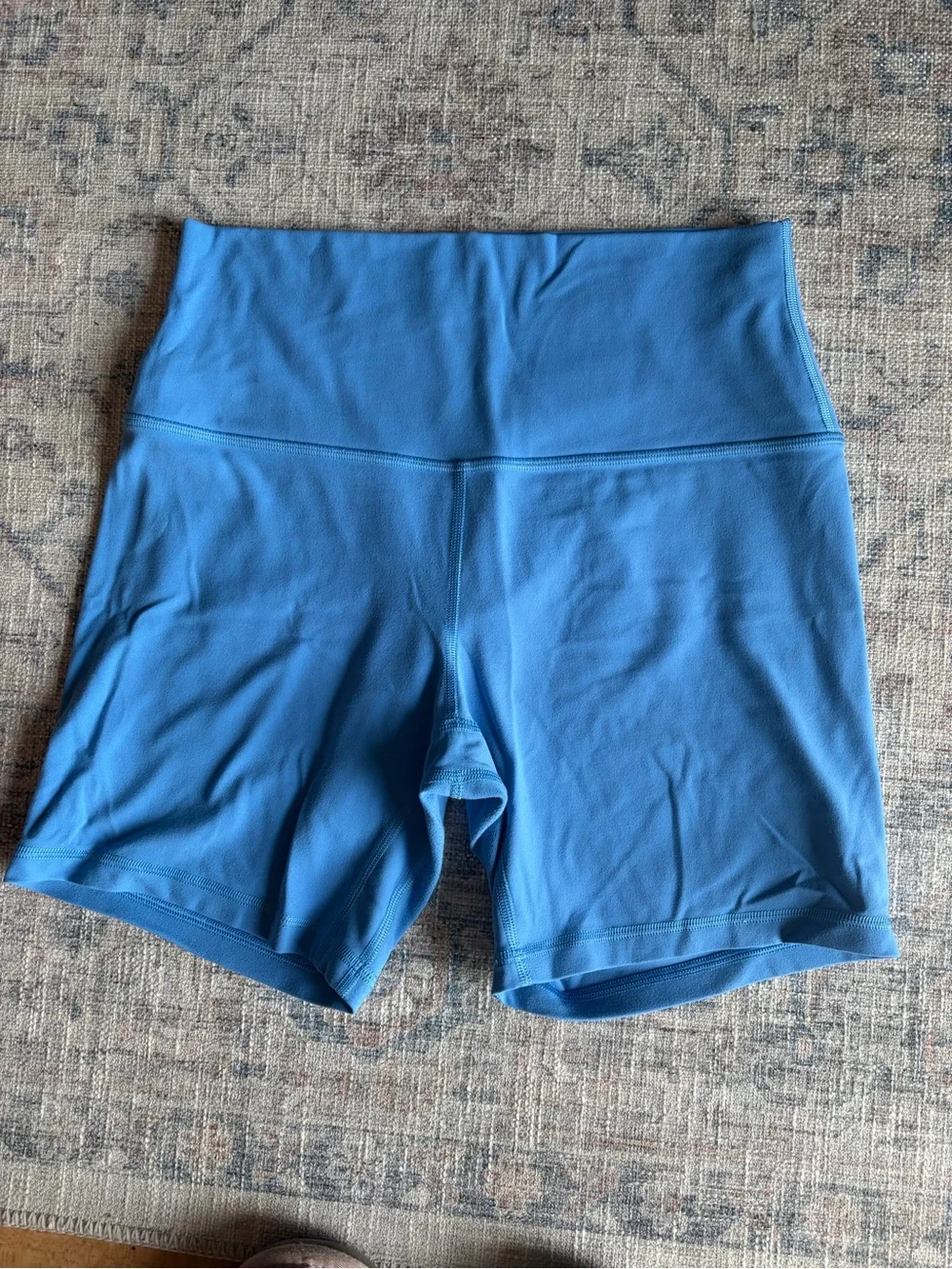 lululemon athletica High-Rise Shorts 6”— Pool Blue - Picture 1 of 3
